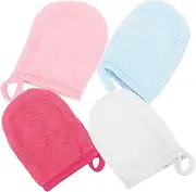 VALICLUD Facial Clean Mitts Makeup Remover Mitts Sleep Mask Face Gloves Reusable Cleaning Gloves for Home