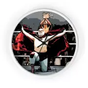 Wall clock Nacho Libre ~ Eagle Powers