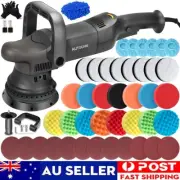 Electric Car Polisher Buffer Buffing Machine Dual Action 150mm Polishing Pad Kit
