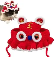 Cat Costumes for Cats | Tiger Head Shaped Cute Cat Costume - Cat Clothes for Cats Only, Cat Outfits, Cute Cat Costume with Two Straps for Small Dogs Cats Jmedic