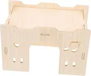 BESPORTBLE Wooden Mouse Habitat Small Animal House Guineapig Rest House Rat Hideout