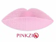 Pinkzio Makeup Brush Cleaning mat Brush Spa Pad Makeup Brush Cleaner-Baby Pink