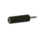 CARSON - Rock Plugs Adaptor / Lead Coupler 3.5 Mono Jack - 6.3 Mono Socket