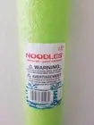 Pool Noodle Tundra Water Floats Foam Hole Swimming Therapy Craft 45" Green x 1