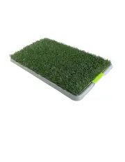 [Paw Mate] Dog Potty Tray Training Toilet 69cm x 43cm with 1 Grass Mat in Green