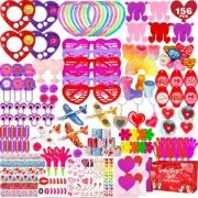 156 Pcs Valentine Day Gifts for Kids Assortment Toys for School Classmates Ex...