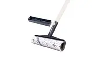BOOMJOY Long Handle Sticky Lint Roller 24cm Width Floor Carpet Clothes Pet Hair Remover
