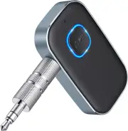 Bluetooth AUX Adapter for Car, Noise Reduction Bluetooth Receiver for Music/Hand