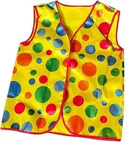 Oshhni Clown Vest Novelty Clown Costume for Party Favors Halloween Stage Performance