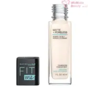 Maybelline Fit Me Matte + Poreless Foundation 102 Fair Porcelain 1oz / 30ml New