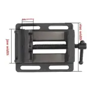 6'' Drill Press Vise for Drilling Tapping Reaming Precision Guide Rod Type