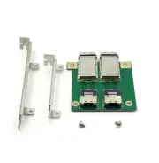 The MINISAS adapter SFF-8087 to SFF-8088 internal to external adapter