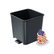 Portable Car Trash Can Garbage Bin Bag Organizer for Vehicles Waterproof Gray