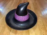 Rae Dunn Halloween Purple/Black Witch Hat "HOCUS POCUS" Chip Dip Platter Disney