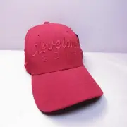 Cleveland Golf Hat Cap Red Perfect Fit Stretch New with tags