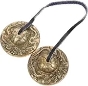Kisangel Brass Yoga Meditation Bell Percussion Instrument Small Meditation Bell Yoga and Religious Ceremonies Random Color