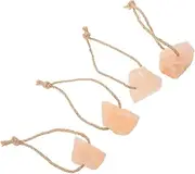 Animal Lick Salt Blocks Set 4 Pcs Horse Cattle Deer Sheep Long Lasting Construction for Livestock