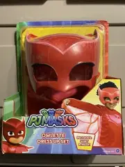 PJ Masks Deluxe Turbo Blast Owlette Dress Up Set Includes Mask, Kids Costume