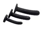 Strap U Trinity Strap-On Silicone 3 Pc Dildo Set
