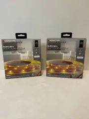 Monster Smart Google Assistant Multicolor 6.5 ft LED Light Strip 2-Pack New
