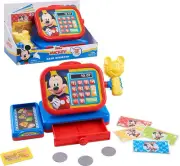 Disney Junior Mickey Mouse Funhouse Cash Register with Realistic Sounds,...
