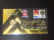richmond afl premiers 2019 one dollar coin pnc fdc unc $1 gach football ltd #