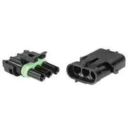 Narva 3 Pin Waterproof Connector Kit