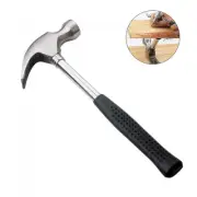 Carbon Steel Claw Hammer Rubber Handle for Household Carpet Wall DIY Hand Tool