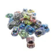 10PCS Mini Transparent Pull Back Car Toys Kids Birthday Party Favors Giveaway CR