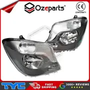Set / Pair LH+RH Head Light Lamp Halogen For Mercedes Benz Sprinter Van 13~18