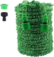 GDGKMFMKAZ Flexible Garden Hose High Pressure Car Wash Hose Home Garden Daily Watering Tools Expandable Magic Water Pipes 25FT-200FT Garden Hose(Green Hose,50ft)