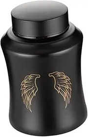 JOINPAYA Metal Pet Cremation Urn for Dog Cat Ashes Keepsake Container with Seal Lid Design Memorial Urn for Pet Remembrance