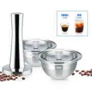 Stianless Steel Reusable Capsule Coffee Maker Machine Filter Pod
