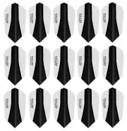 5 New Sets Harrows Retina X Slim Dart Flights – Ships w/ Tracking - Clear