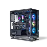 Thermaltake Gaming System Core Xtreme V2 - AMD 9800X 3D/ RTX 5080/ X870 WIFI / 64GB RGB D5/ Customizable LCD RGB AIO/ Core P6 Black