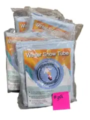Lot of 4 Snow Tube Sled Snowboarder Design Heavy Duty 48" Winter Outdoor Sport