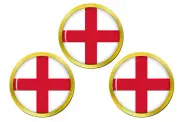 England Flag Golf Ball Markers