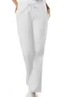 Cherokee Workwear Natural Rise Flare Leg Drawstring Pant Tall 4101T WHTW White