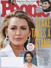 NEW People Jan 2025 Blake Lively Takes A Stand Kate's Comeback free shipping