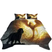 Cool Animal Art Remember Lion Soul Coverlet