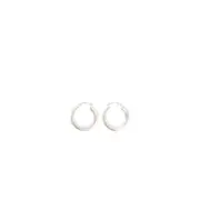 [JIL SANDER] Loop earrings Silver