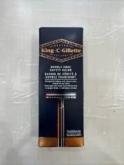 King C. Gillette Men's Double Edge Safety Razor + 5 Refill Blades