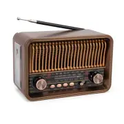 Portable Radio FM AM SW Multi-Band Vintage Radios Bluetooth Speaker4043