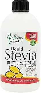 Nirvana Organics Butterscotch Flavour Stevia Liquid 500 ml