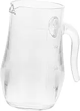 Homoyoyo Wine Decanter Acrylic Liquor Dispenser with Transparent Scale Versatile Carafe for Wine Juice Tea and Milk for Restaurants Bars and Hotels