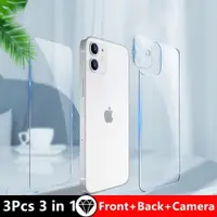 在飛比找ETMall東森購物網優惠-3in1 Full Tempered Glass For i