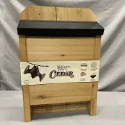 Natures Way CEDAR BAT HOUSE Easy Grip Mesh Hold 60 Bats Landing Kerfs HELP SAVE