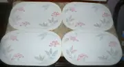 Corelle Coordinates Pink Trio PLACEMATS SET OF 4 NEW