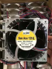 Sanyo 9GL1224G107 24V 0.5A 12CM Industrial Frequency Conversion Cooling Fan