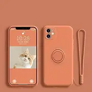 Silicone Magnetic Ring Stand Protective Case for iPhone 11 12 13 Pro XS Max XR XS X 8 7 6s Plus Soft Stand Finger Stand Protective Case